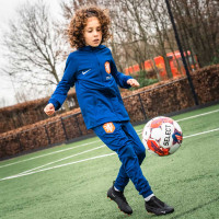 Nike Netherlands Strike Hooded Tracksuit 2022-2024 Kids Blue White