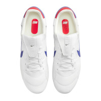Nike Premier III Grass Football Shoes (FG) White Blue Red