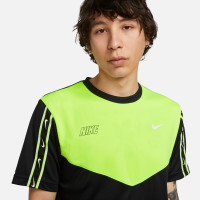 Nike Sportswear Repeat T-Shirt Black Light Yellow White