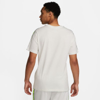 Nike Sportswear Repeat Zomerset Woven Wit Zwart Lichtgeel