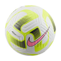 Nike Academy Football Size 5 White Yellow Pink