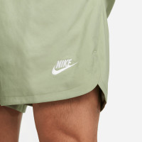 Nike Sportswear Club Woven Short Olive Green White