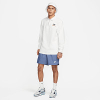 Nike Sportswear Club Woven Broekje Donkerblauw Wit