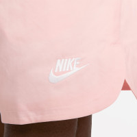 Nike Sportswear Club Woven Broekje Zalmroze Wit