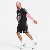 Nike Sportswear Repeat Broekje Zwart Wit Roze