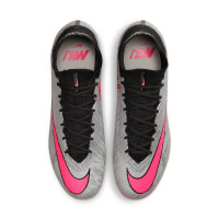 Nike Zoom Mercurial Superfly 9 Elite XXV Grass Football Shoes (FG) Silver Pink Black