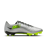 Nike Zoom Mercurial Vapor 15 Academy XXV Grass/Artificial Grass Football Shoes (MG) Silver Bright Yellow Black