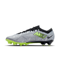 Nike Zoom Mercurial Vapor 15 Elite XXV Artificial Grass Football Shoes (AG) Silver Bright Yellow Black