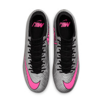 Nike Zoom Mercurial Superfly 9 Academy XXV Gras / Kunstgras Voetbalschoenen (MG) Zilver Roze Zwart