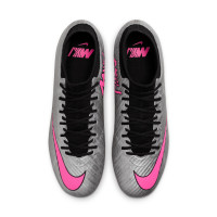 Nike Zoom Mercurial Superfly 9 Academy XXV Grass/Artificial Grass Football Shoes (MG) Silver Pink Black