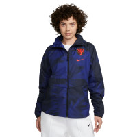 Nike Nederland Allweather Jack 2022-2024 Dames Donkerblauw Zwart