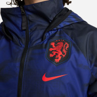 Nike Nederland Allweather Jack 2022-2024 Dames Donkerblauw Zwart