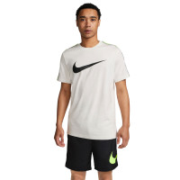 Nike Sportswear Repeat Zomerset Woven Wit Zwart Lichtgeel