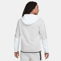 Nike Tech Fleece Tracksuit Light Grey White Blue 