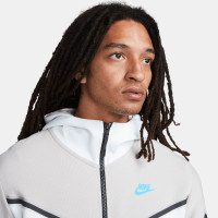 Nike Tech Fleece Trainingspak Lichtgrijs Wit Blauw