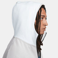Nike Tech Fleece Trainingspak Lichtgrijs Wit Blauw
