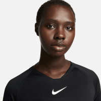 Nike Dri-Fit Park Long Sleeve Base Layer Women Black White