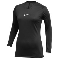 Nike Dri-Fit Park Ondershirt Lange Mouwen Dames Zwart Wit