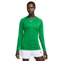 Nike Dri-Fit Park Long Sleeve Base Layer Women's Green White