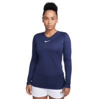 Nike Dri-Fit Park Long Sleeve Base Layer Women's Dark Blue White
