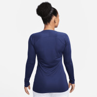 Nike Dri-Fit Park Long Sleeve Base Layer Women's Dark Blue White