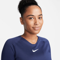 Nike Dri-Fit Park Long Sleeve Base Layer Women's Dark Blue White