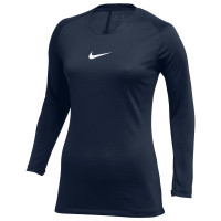 Nike Dri-Fit Park Long Sleeve Base Layer Women's Dark Blue White
