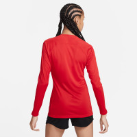 Nike Dri-Fit Park Long Sleeve Base Layer Women Red White