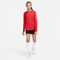 Nike Dri-Fit Park Long Sleeve Base Layer Women Red White