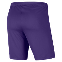 Nike Park III Football Shorts Purple White