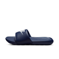 Nike Slippers Victori One Donkerblauw Wit