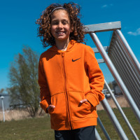 Nike Nederland Club Full-Zip Vest 2022-2024 Kids Oranje Zwart