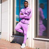 Nike Tech Fleece Tracksuit Pink Black Pink