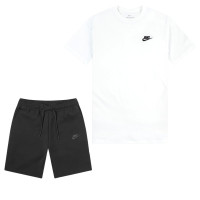 Nike Tech Fleece Club Summer Set White Black