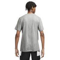 Nike Sportswear Club T-Shirt Grijs Zwart