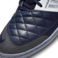 Nike Lunargato II Zaalvoetbalschoenen (IN) Donkerblauw Zilver Lichtgroen