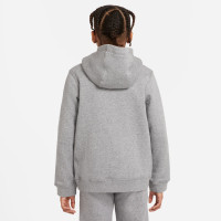 Nike Club Sportswear Hoodie Kids Grey White