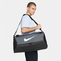 Nike Brasilia 9.5 Football Bag Medium Grey Black White