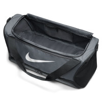 Nike Brasilia 9.5 Football Bag Medium Grey Black White