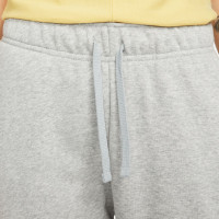 Nike Sportswear Club Fleece Sweater Trainingspak Mid-Rise Dames Grijs Wit