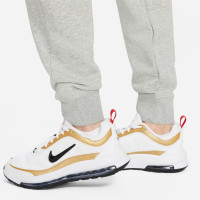 Nike Club Sportswear Fleece Joggingbroek Mid-Rise Dames Grijs Wit