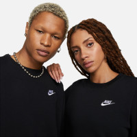 Nike Club Sportswear Fleece Sweater Women Black White