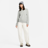 Nike Club Sportswear Fleece Sweater Dames Grijs Wit