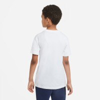 Nike Sportswear Logo T-Shirt Kids White Black Red