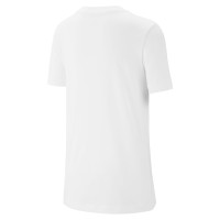 Nike Sportswear Logo T-Shirt Kids White Black Red