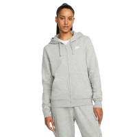 Nike Club Sportswear Fleece Vest Dames Grijs Wit