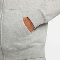 Nike Club Sportswear Fleece Vest Dames Grijs Wit