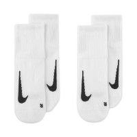 Nike Multiplier 2-Pack Short Sports Socks White Black