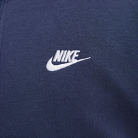 Nike Club Sportswear Fleece Vest Donkerblauw Wit