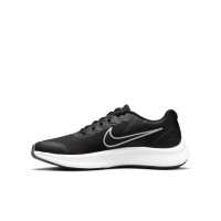 Nike Star Runner 3 Sportschoenen Kids Zwart Grijs Wit